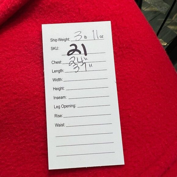 L.L. Bean Women's Bellandi Wool Pea Coat Red Size 18 Regular - Picture 8 of 8